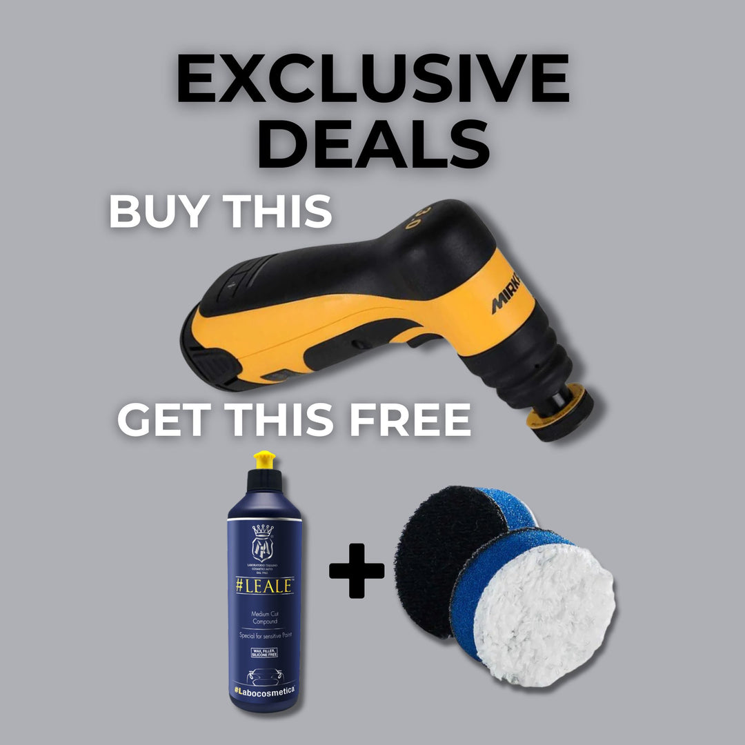 Exclusive Bundle: Mirka AOS-B Cordless Sander + Premium Car Detailing Add-Ons